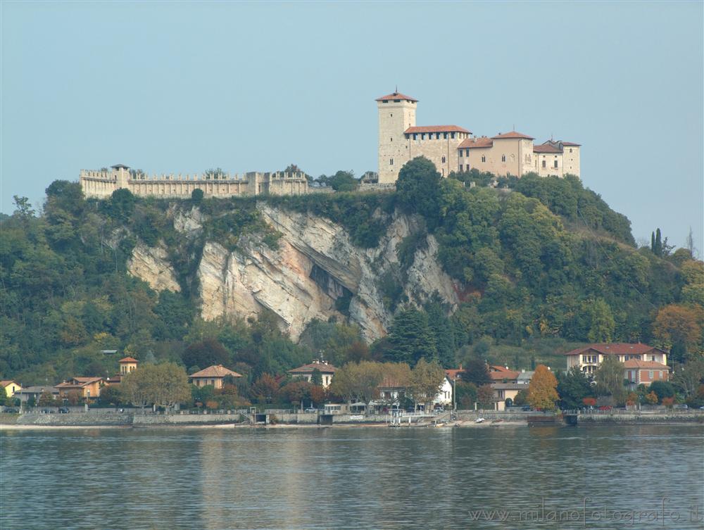 Arona (Novara, Italy) - The fortess of Angera seen from Arona